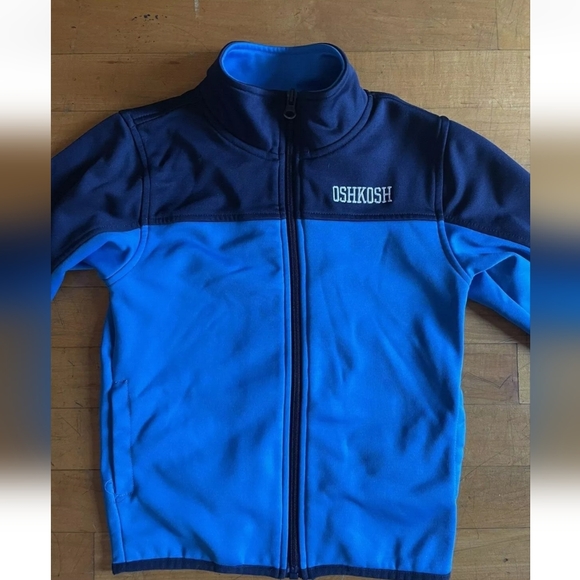 Osh Kosh Toddler's Blue Full Zip Jacket Size 5T - Picture 2 of 8